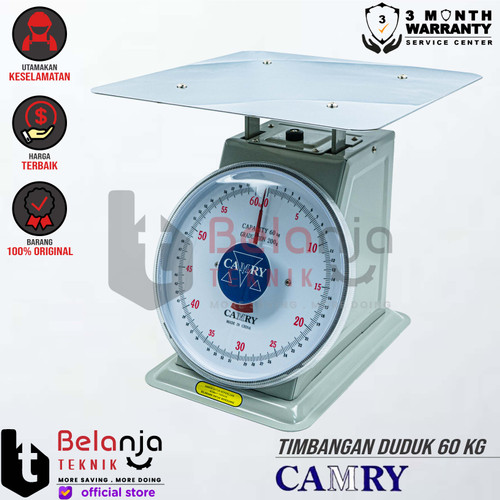[EZM.3505346] Camry Timbangan Buah Manual Duduk Alat Ukur 60 Kg Timbangan Jarum 60Kg