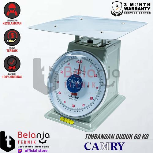 [EZM.3505346] Camry Timbangan Buah Manual Duduk Alat Ukur 60 Kg Timbangan Jarum 60Kg