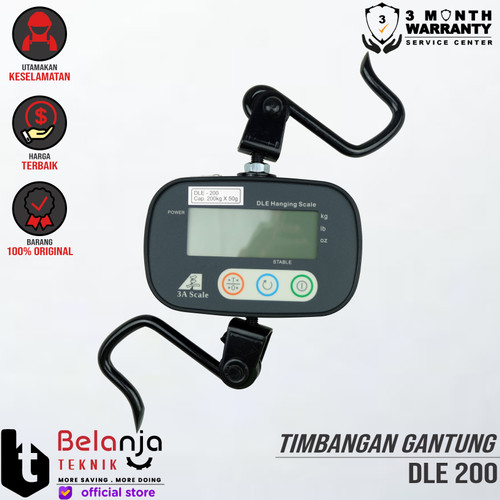 [EZM.3505349] Alat Ukur - Timbangan Gantung DLE 200