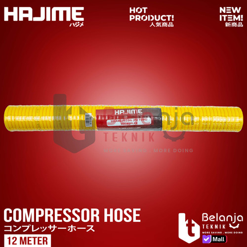 [EZM.3505383] Selang Angin Kompresor Air Hose 12 M Hajime Selang Hose Recoil 12 Meter