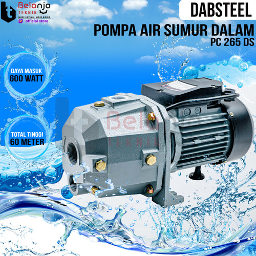 [EZM.3505425] Dabsteel Mesin Pompa Air Sumur Dalam PC 265 DS Jet Pump PC265DS 250 Watt