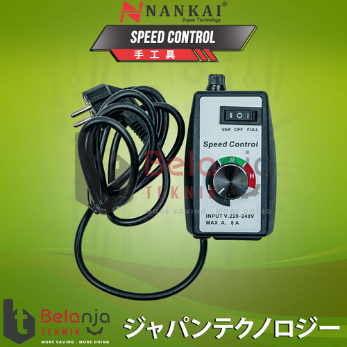 [EZM.3505444] Nankai Speed Control 8A Alat Pengatur Kecepatan Mesin 1500 W Speed Adjustable Mesin