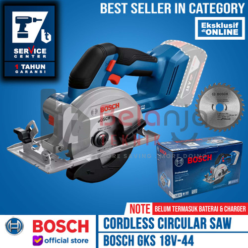 [EZM.3505462] Bosch Mesin Potong Sirkel GKS 18V-44 LI Circular Saw Cordless 125MM 18V Unit Only