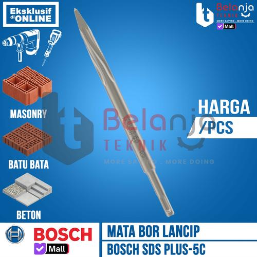 [EZM.3505480] Bosch Pointed Chisel SDS Plus 20 X 250 mm Mata Bor Bobok Beton Lancip 20MM