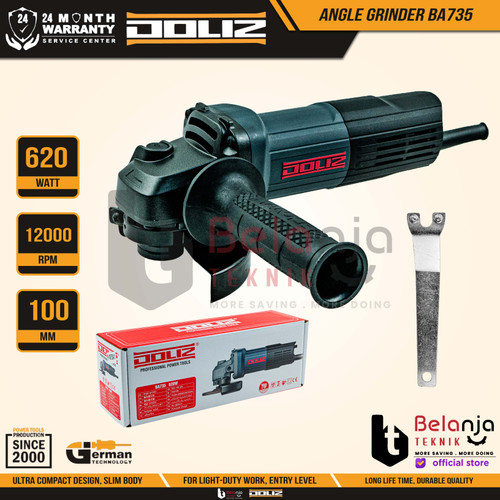 [EZM.3505482] Doliz Mesin Gerinda Tangan Listrik BA 735 Angle Grinder BA735 620 Watt