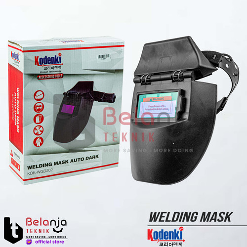 [EZM.3505524] Kodenki Kedok Las Otomatis Gelap Topeng Las Auto Dark Helm Topeng Las