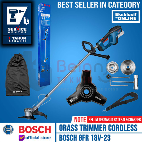 [EZM.3505527] Bosch Mesin Potong Rumput Baterai GFR 18V-23 Grass Trimmer Cordless 18 Volt Unit Only
