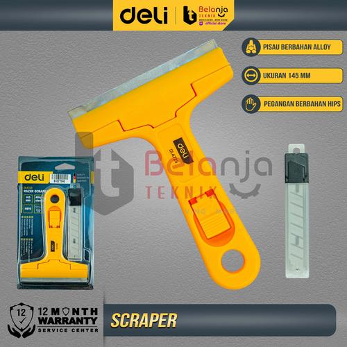 [EZM.3505539] Deli Kape Alat Pengerok 102mm 10 Mata Pisau Pengikis Pembersih Cat