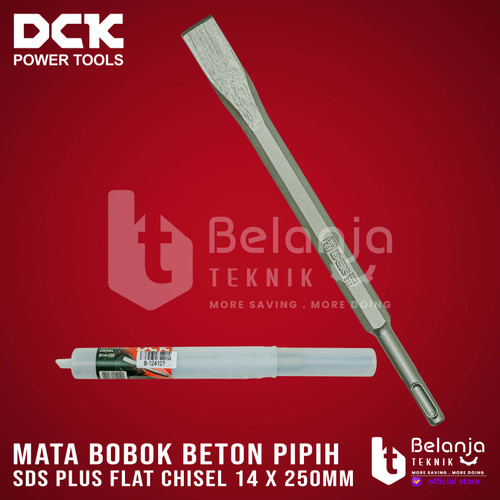 [EZM.3505730] DCK SDS Plus Flat Chisel 14 x 250mm Mata Bobok Pahat Beton Tembok