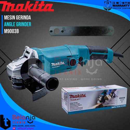 [EZM.3505744] Makita Mesin Gerinda Tangan M9003B Angle Grinder M 9003 B 6 Inch 1050W