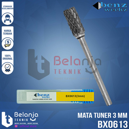 [EZM.3505799] Benz Mata Tuner 3 mm BX0613 Tungsten Carbide Rotary File 6mm BX 0613