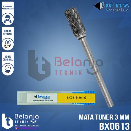 [EZM.3505799] Benz Mata Tuner 3 mm BX0613 Tungsten Carbide Rotary File 6mm BX 0613
