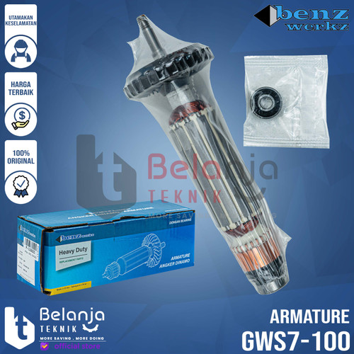 [EZM.3505803] Benz Armature Gerinda Bosch GWS 7-100 Armatur Angker Rotor GWS7-100