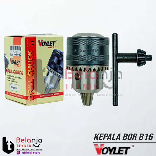 [EZM.3505844] Voylet Kepala Bor B16 16 mm Drill Chuck Kones B16 16MM Kepala Bor 16mm