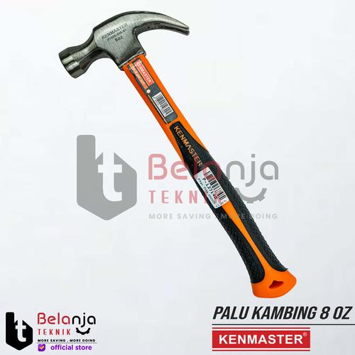 [EZM.3505896] Kenmaster Palu Kambing Heavy Duty 8 Oz Claw Hammer 8oz Paku Beton