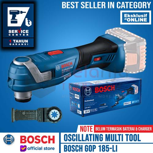 [EZM.3505898] Bosch Oscillating Multi Tool Cordless GOP 185-Li Mesin Oskilasi 18V