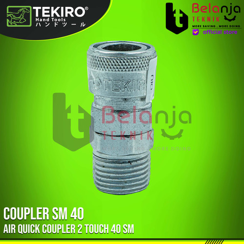 [EZM.3505980] Tekiro Air Quick Coupler 2 Touch 40 SM Kopler Angin Kopler 1/2 Inch