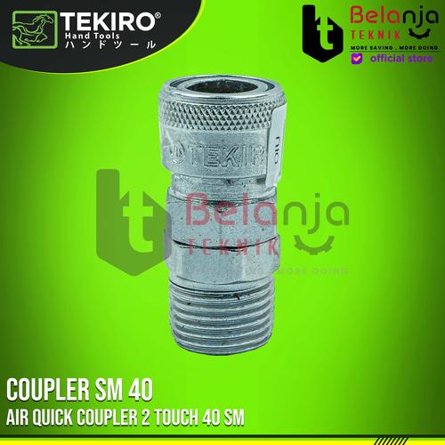 [EZM.3505980] Tekiro Air Quick Coupler 2 Touch 40 SM Kopler Angin Kopler 1/2 Inch