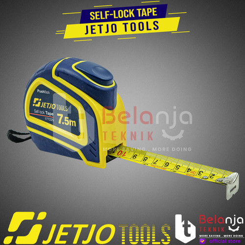 [EZM.3505997] JETJO TOOLS Meteran Tape Rules Tylon Self Lock 7.5 Meter Autostop 7.5M