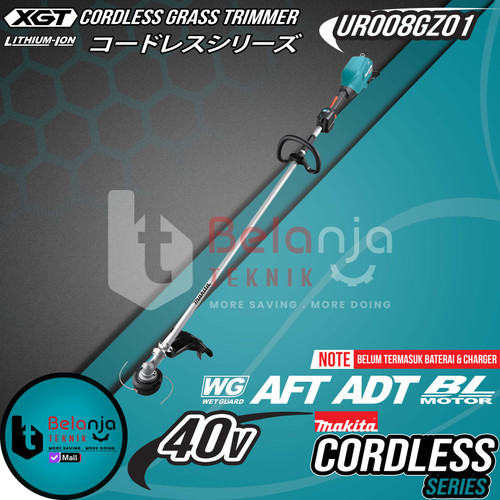 [EZM.3500024] Mesin Potong Rumput Senar Baterai Makita UR008GZ01 Cordless Grass Trimmer 40V UR008 GZ01