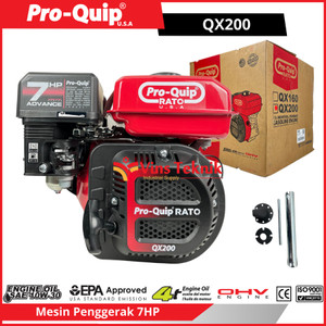 [EZM.3500027] Mesin Penggerak Proquip QX 200 Engine Gasoline Serbaguna Bensin 7 HP QX200