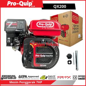 [EZM.3500027] Mesin Penggerak Proquip QX 200 Engine Gasoline Serbaguna Bensin 7 HP QX200