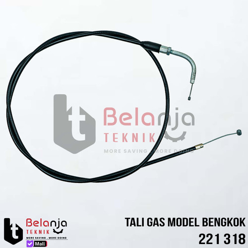 [EZM.3500074] Tali Gas Model Bengkok L 221 318 Throttle Cable Kabel Gas Mesin Rumput