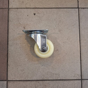 [EZM.3500110] Roda Nilon 3" Medium Duty 3 inch Hidup Roda Nilon Troli Putih Etalase