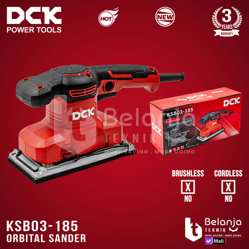 [EZM.3500118] Mesin Amplas Kayu DCK KSB03-185 Orbital Sander 185 MM 320 W