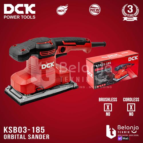 [EZM.3500118] Mesin Amplas Kayu DCK KSB03-185 Orbital Sander 185 MM 320 W