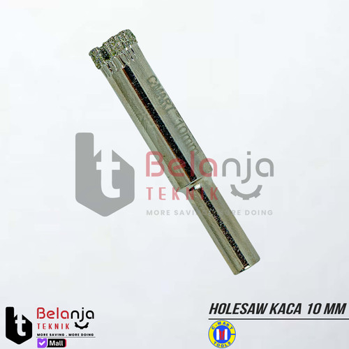 [EZM.3500184] Holesaw Kaca C-mart 10 mm Hole Saw Diamond Glass Drill Mata Bor 10 mm