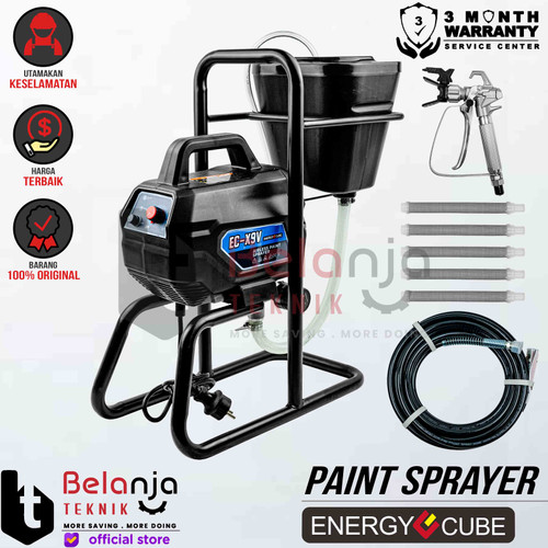 [EZM.3500232] Airless Paint Sprayer Energy Cube EC-X9V Mesin Semprotan Cat Listrik 700 Watt
