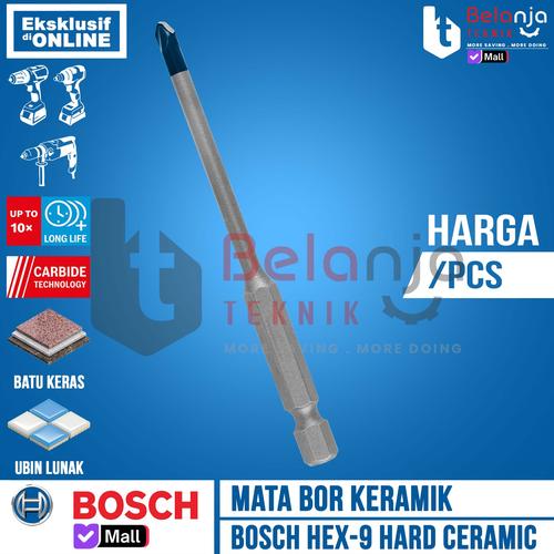 [EZM.3500265] Bosch HEX 9 Hard Ceramic Drill Bit 4 MM Mata Bor Keramik 4 X 90 MM Tile Drill Bit 4MM