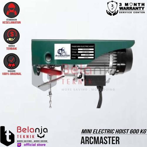 [EZM.3500270] Arcmaster Mini Electric Hoist 600 Kg 20 Meter Mesin Katrol Takel Listrik Elektrik 1150 Watt