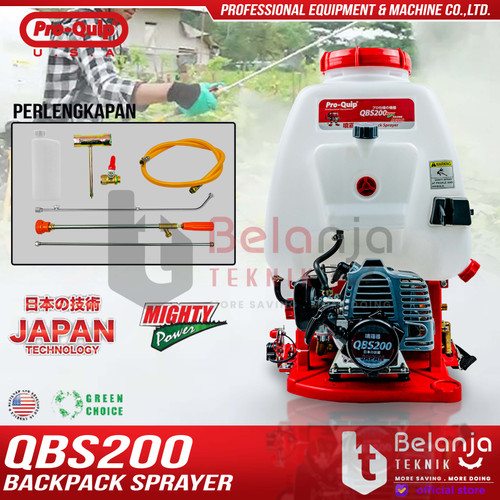 [EZM.3500277] Proquip Mesin Semprot Hama Bensin QBS200 Backpack Sprayer 2 Tak QBS 200