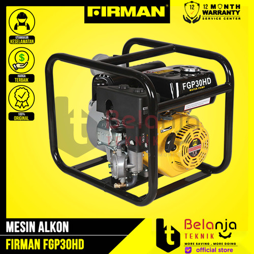 [EZM.3500280] Mesin Alkon Pompa Air Irigasi Firman FGP 30 HD LPG Gas 3 Inch 8 Meter FGP30 FGP30HD 3"