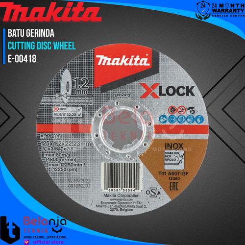 [EZM.3500286] Makita Batu Gerinda 5 Inch X 1.2 MM Mata Gurinda Potong Stainless Cutting Disc Wheel