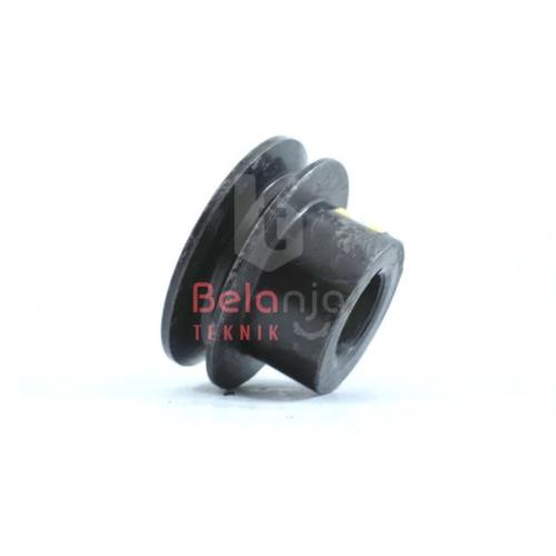 [EZM.3500372] Pully Besi A 1 Jalur 3 Inch As 19 MM Pulley Puli Besi Cor A1 3" As 19MM