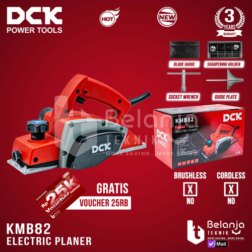 [EZM.3500382] DCK Mesin Serut Ketam Kayu Listrik KMB82 Electric Planner 82 MM KMB 82 500 Watt