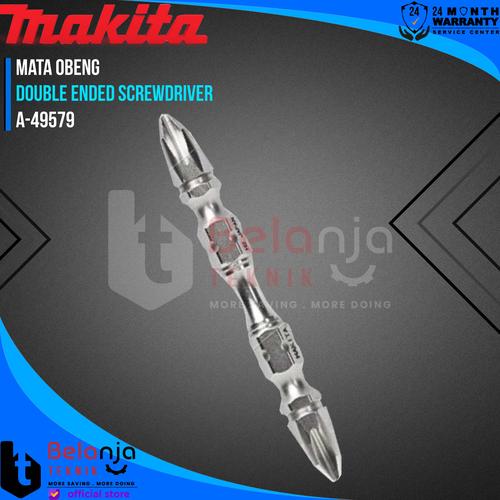 [EZM.3500396] Makita Mata Obeng Magnet Plus PH2 X 65 MM Double Ended Screwdriver Bit A-49579