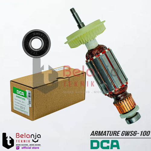 [EZM.3500438] DCA Armature Gerinda Bosch GWS 060 GWS 6-100 Angker Motor Dinamo