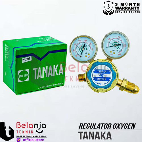 [EZM.3500451] Tanaka Welding Regulator Oxygen Regulator Tabung Las Oksigen BS-3