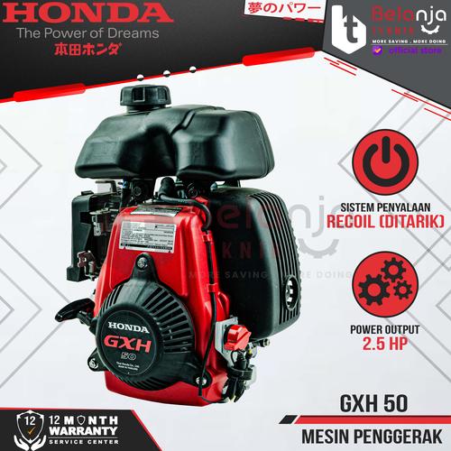 [EZM.3500493] Honda Mesin Penggerak GXH 50 Thailand 2.5 HP Engine Bensin Serbaguna GXH50