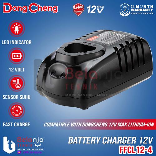 [EZM.3500527] Dongcheng Charger Battery Pack 12 V Pengisi Daya Cordless Baterai 12V