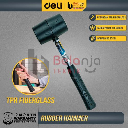 [EZM.3500540] Deli Rubber Hammer 16 Oz Palu Karet Palu Pasang Lantai Keramik 16 Oz