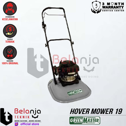 [EZM.3500597] GreenMaster Mesin Potong Rumput Dorong 19 Inch Hover Mower 19" Golf Series 159 CC