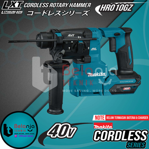 [EZM.3500599] Makita Mesin Bor Tembok Baterai Cordless HR010GZ Drill Rotary Hammer 40V