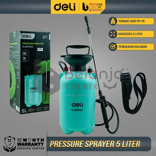 [EZM.3500633] Deli Sprayer Tanaman 5 Liter Semprotan Hama Desinfektan 5L Manual