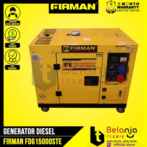 [EZM.3500684] Firman Generator Diesel FDG 15000 STE Genset FDG15000STE 9 KW 3 Phase FDG15000