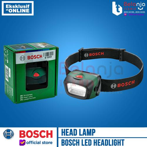 [EZM.3500715] Bosch Head Lamp Torch Headlight 190lm IPX 4 Lampu Kerja Senter Kepala